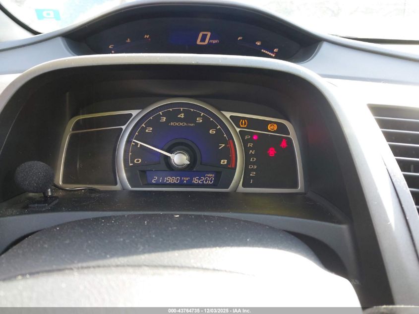 2009 Honda Civic Lx VIN: 2HGFA165X9H546492 Lot: 43764735