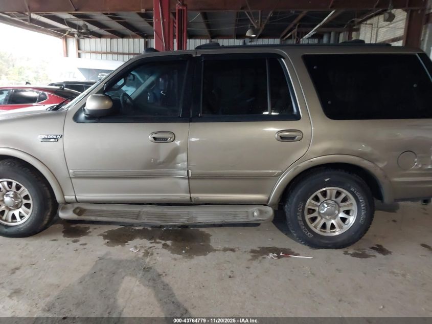 2001 Ford Expedition Eddie Bauer VIN: 1FMRU17LX1LB77796 Lot: 43764779