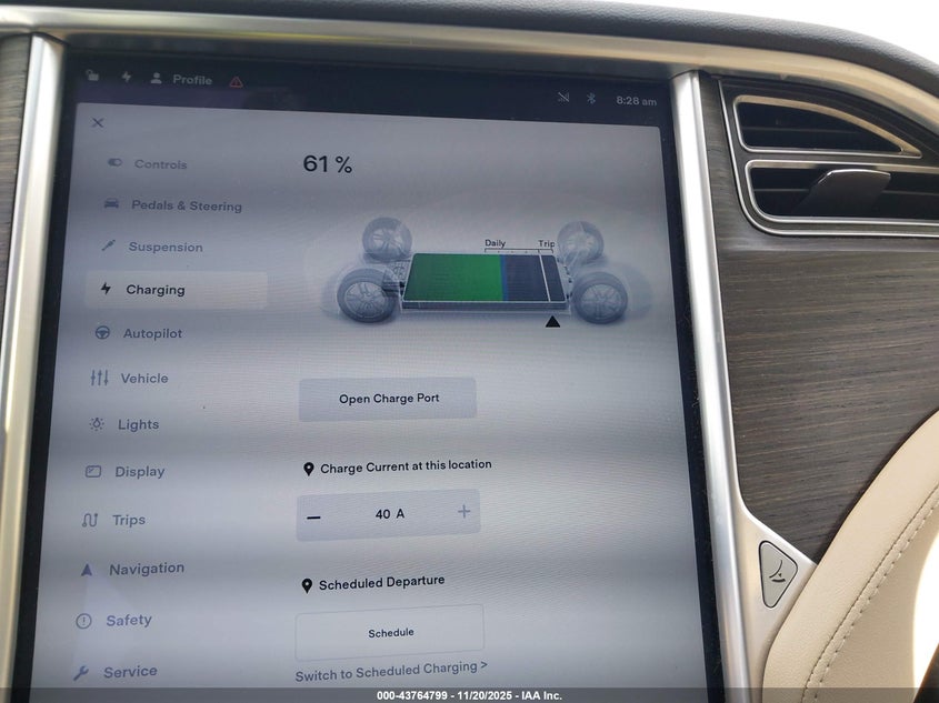 2015 Tesla Model S 70D/85D/P85D VIN: 5YJSA1H21FF095177 Lot: 43764799