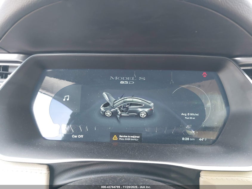 2015 Tesla Model S 70D/85D/P85D VIN: 5YJSA1H21FF095177 Lot: 43764799