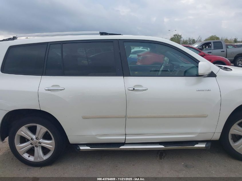 2008 Toyota Highlander Limited VIN: JTEDS42A282021212 Lot: 43764809