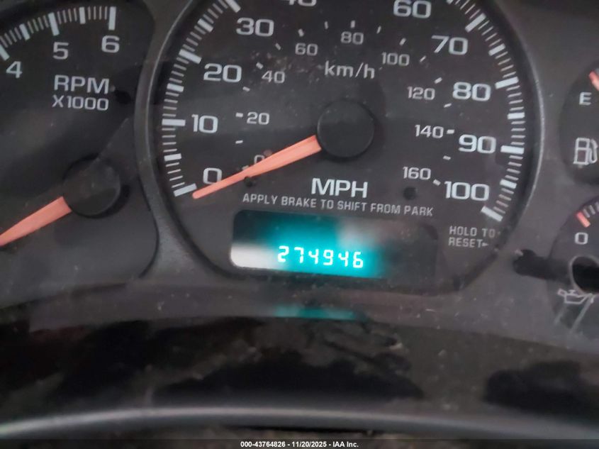 2002 Chevrolet Silverado 1500 Ls VIN: 2GCEK19T121319935 Lot: 43764826