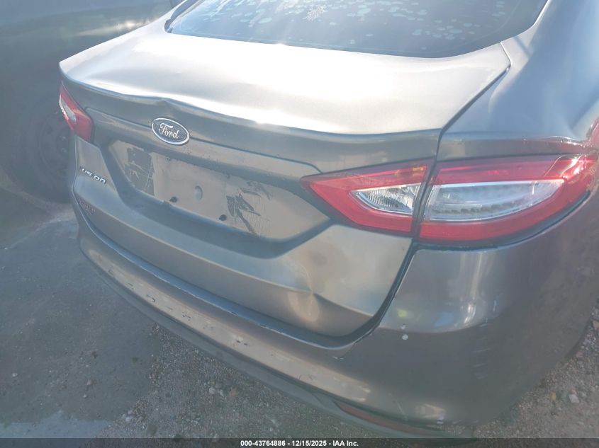 2013 Ford Fusion S VIN: 3FA6P0G74DR128570 Lot: 43764886