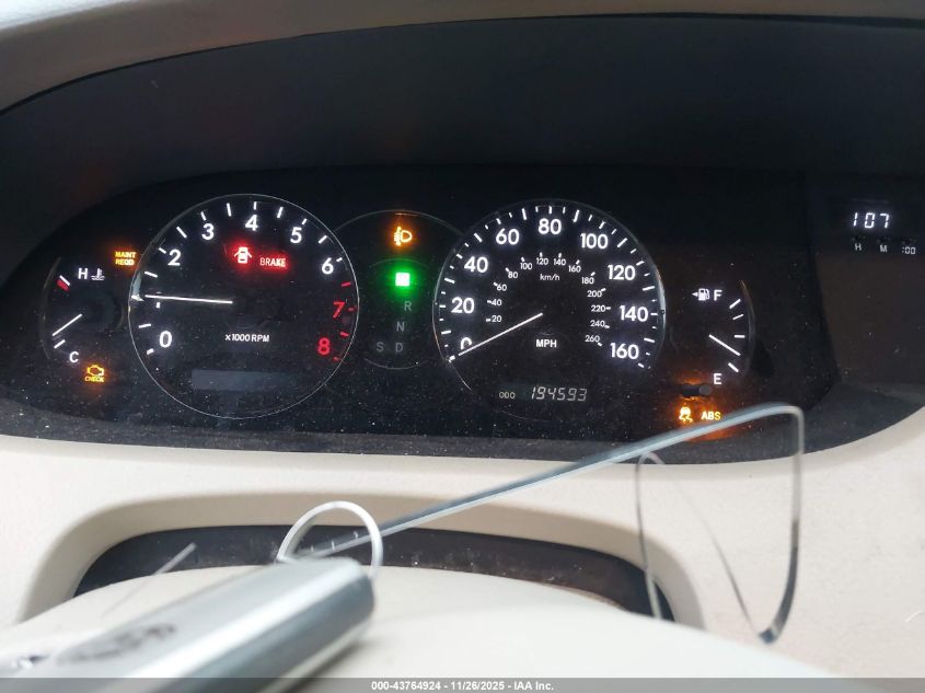 2005 Toyota Avalon Limited VIN: 4T1BK36B05U019544 Lot: 43764924