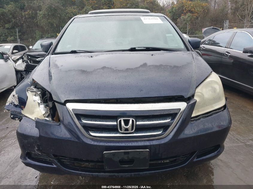 2006 Honda Odyssey Ex-L VIN: 5FNRL38756B092296 Lot: 43764988