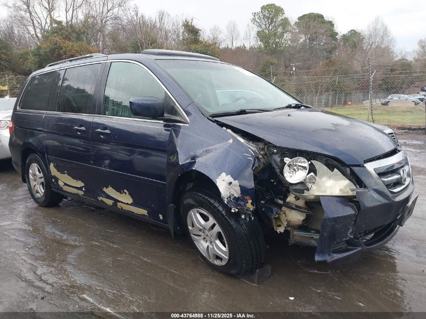 2006 Honda Odyssey Ex-L VIN: 5FNRL38756B092296 Lot: 43764988