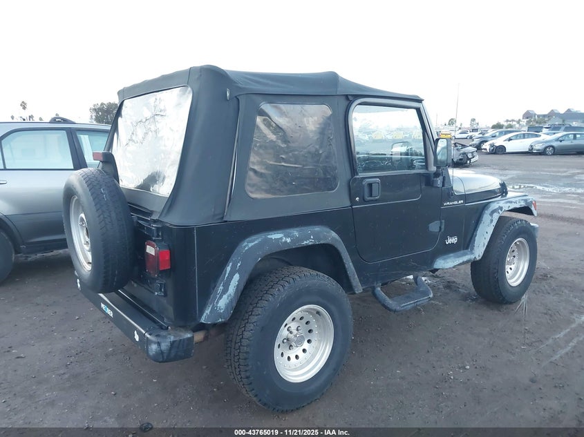 1997 Jeep Wrangler Se VIN: 1J4FY29P7VP542946 Lot: 43765019