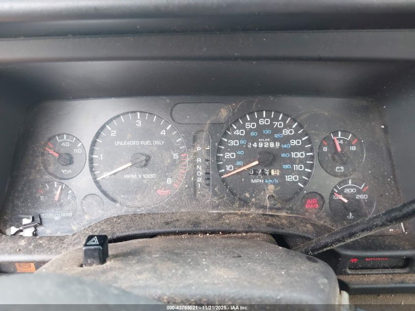 1995 Dodge Ram 2500 VIN: 1B7JC26ZXSS243982 Lot: 43765021