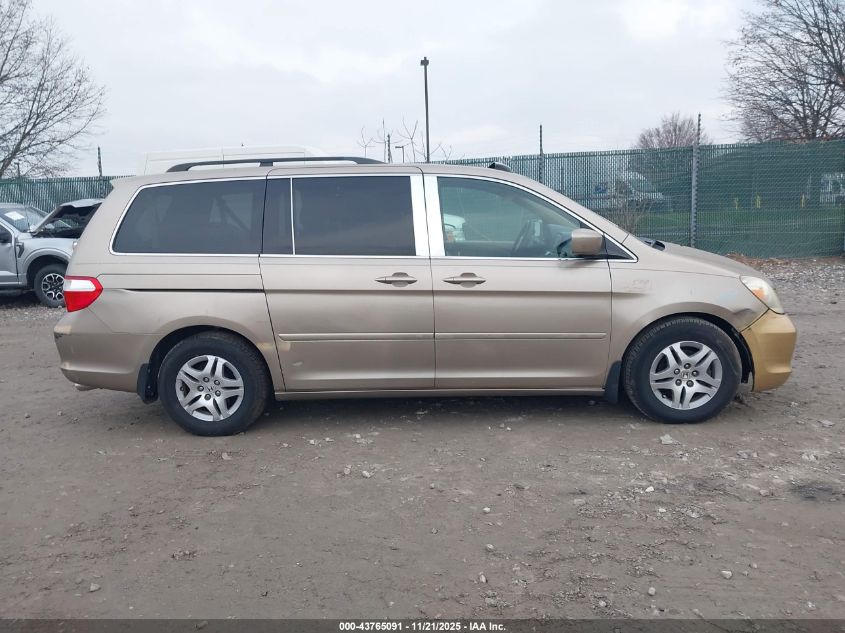 2007 Honda Odyssey Ex-L VIN: 5FNRL38717B079594 Lot: 43765091