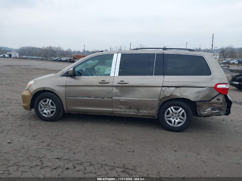 2007 Honda Odyssey Ex-L VIN: 5FNRL38717B079594 Lot: 43765091