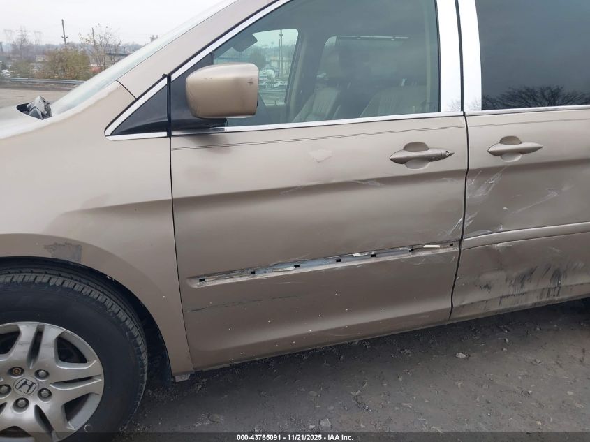 2007 Honda Odyssey Ex-L VIN: 5FNRL38717B079594 Lot: 43765091