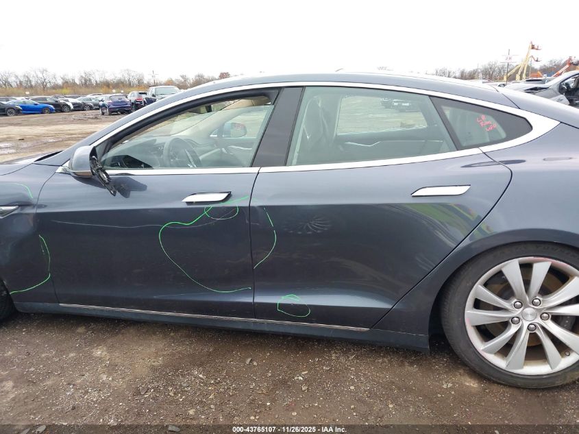 2015 Tesla Model S 70D/85D/P85D VIN: 5YJSA1H22FFP74827 Lot: 43765107