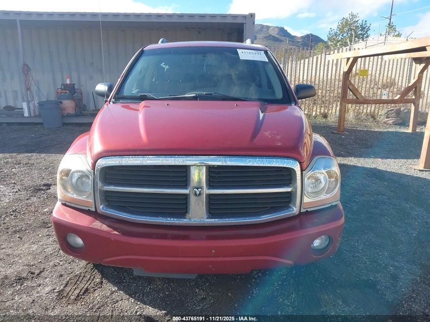2006 Dodge Durango Slt VIN: 1D4HB48N56F190892 Lot: 43765191