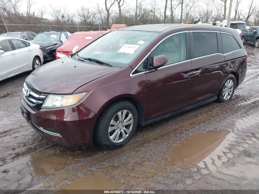 2015 Honda Odyssey Ex VIN: 5FNRL5H46FB052696 Lot: 43765273