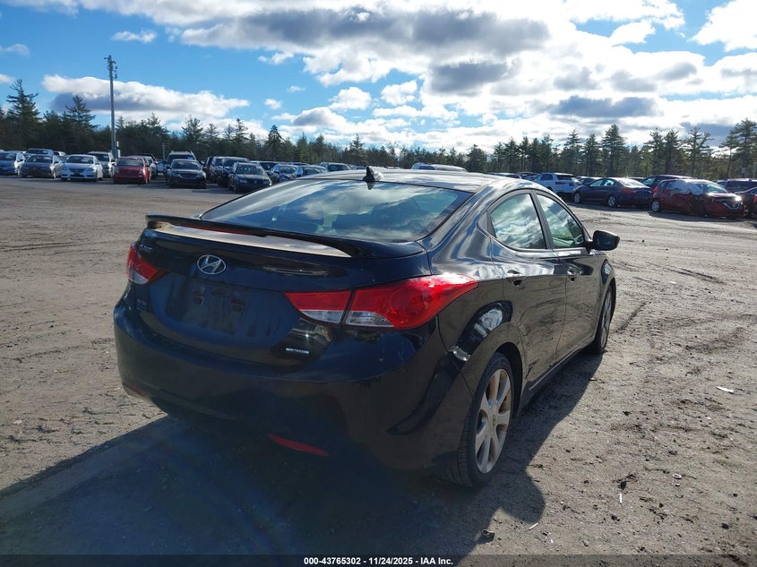 5NPDH4AEXBH013601 2011 HYUNDAI ELANTRA photo no. 4