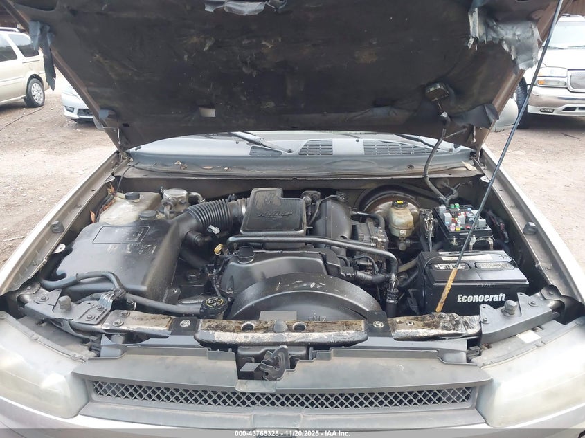 2002 Chevrolet Trailblazer Ls VIN: 1GNDS13S222452898 Lot: 43765328