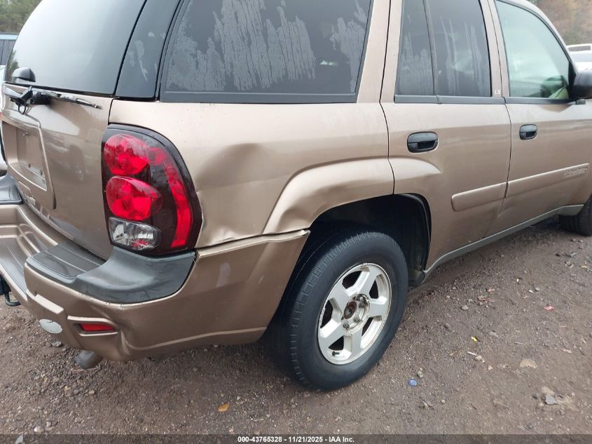 2002 Chevrolet Trailblazer Ls VIN: 1GNDS13S222452898 Lot: 43765328