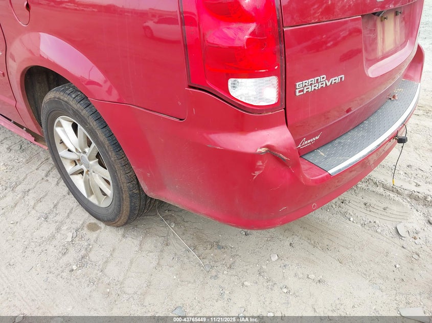 2013 Dodge Grand Caravan Sxt VIN: 2C4RDGCG6DR718905 Lot: 43765449