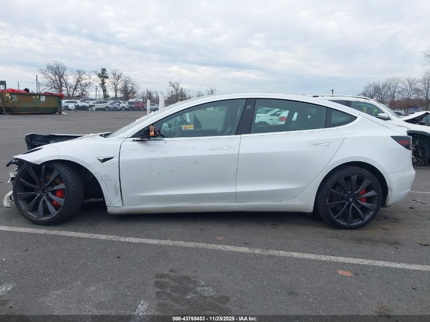 2020 Tesla Model 3 Performance Dual Motor All-Wheel Drive VIN: 5YJ3E1EC9LF719535 Lot: 43765453