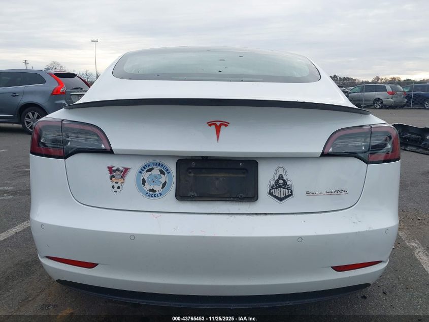 2020 Tesla Model 3 Performance Dual Motor All-Wheel Drive VIN: 5YJ3E1EC9LF719535 Lot: 43765453