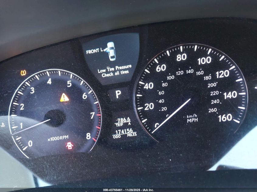 2008 Lexus Ls 460 VIN: JTHBL46F985076946 Lot: 43765461