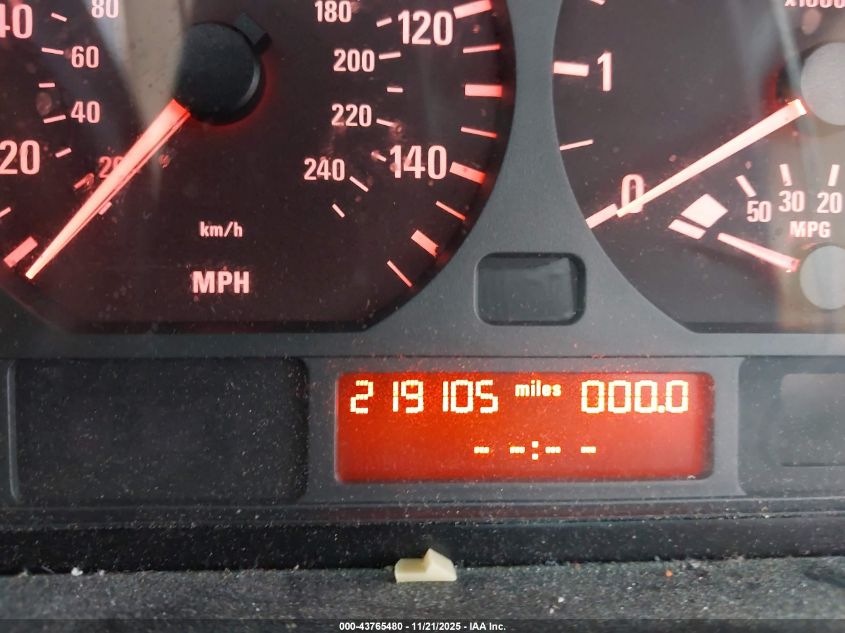 2002 BMW 325I VIN: WBAEV33462PD56129 Lot: 43765480