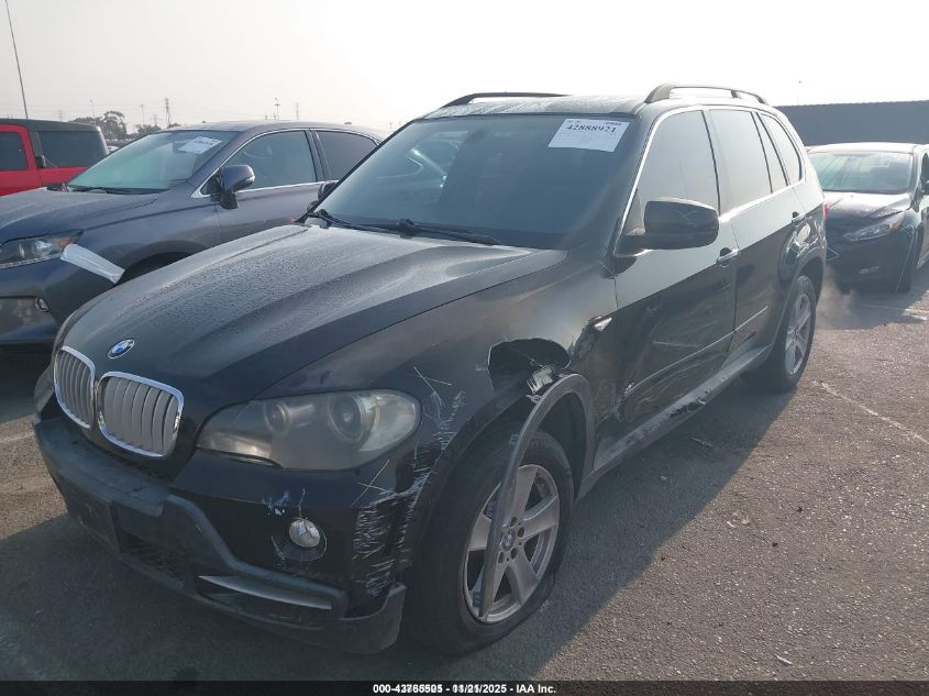 2008 BMW X5 4.8I VIN: 5UXFE83578L165554 Lot: 43765505