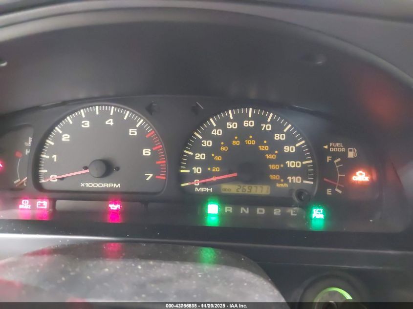 2000 Toyota 4Runner Sr5 V6 VIN: JT3HN86RXY0292460 Lot: 43765635