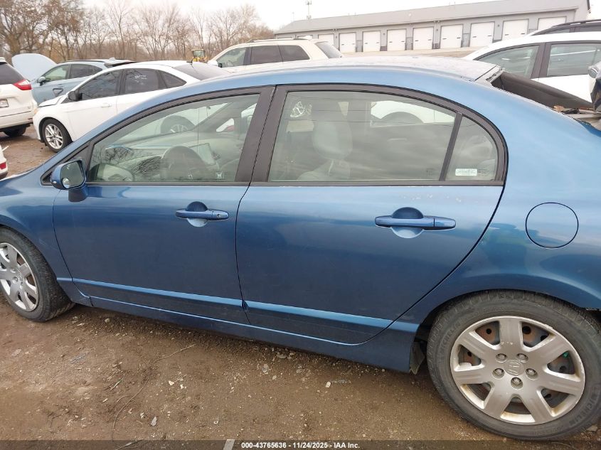 2008 Honda Civic Lx VIN: 2HGFA16598H530007 Lot: 43765636