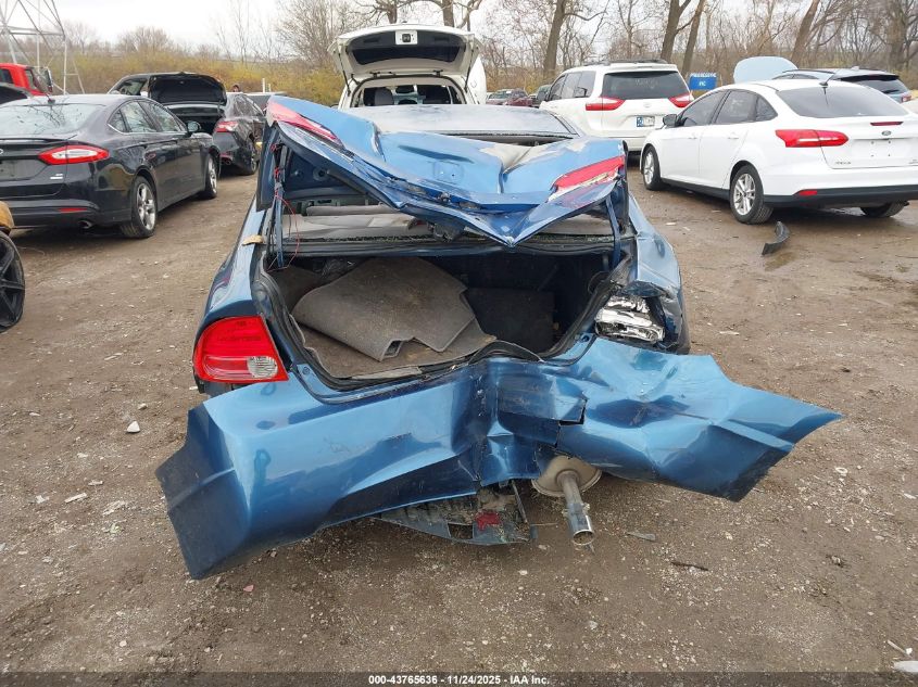 2008 Honda Civic Lx VIN: 2HGFA16598H530007 Lot: 43765636