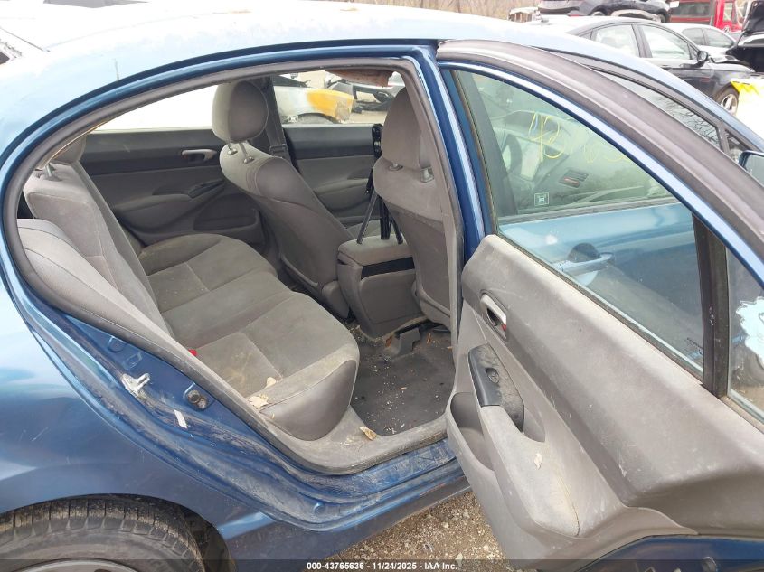 2008 Honda Civic Lx VIN: 2HGFA16598H530007 Lot: 43765636