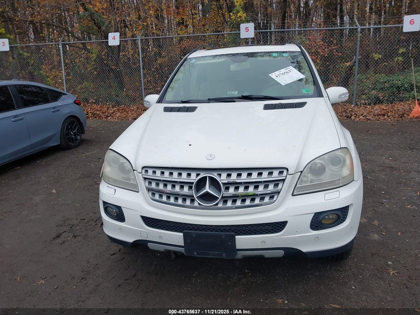 2007 Mercedes-Benz Ml 350 4Matic VIN: 4JGBB86E27A162295 Lot: 43765637