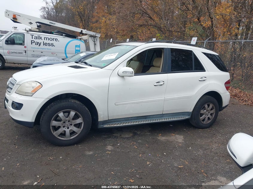 2007 Mercedes-Benz Ml 350 4Matic VIN: 4JGBB86E27A162295 Lot: 43765637