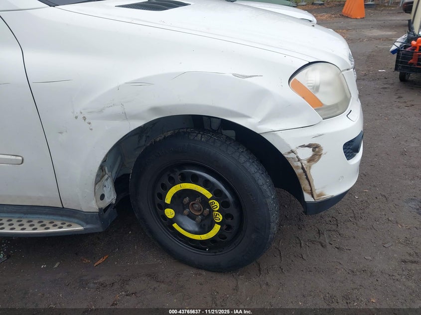 2007 Mercedes-Benz Ml 350 4Matic VIN: 4JGBB86E27A162295 Lot: 43765637