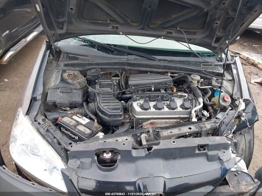 2004 Honda Civic Lx VIN: 2HGES16574H559489 Lot: 43765642