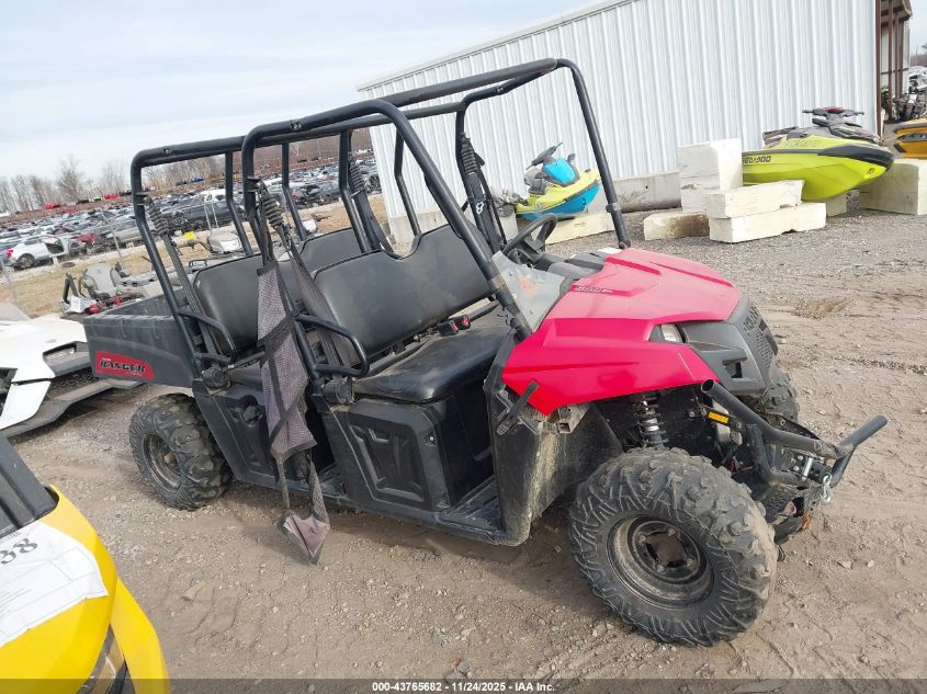 2013 Polaris Ranger 500 Crew VIN: 4XAWH50A3D4731830 Lot: 43765682