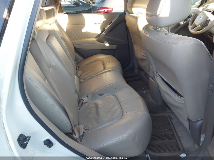 2009 Nissan Murano Sl VIN: JN8AZ18W59W118200 Lot: 43765694