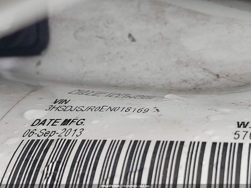 2014 International Prostar VIN: 3HSDJSJR0EN018169 Lot: 43765696