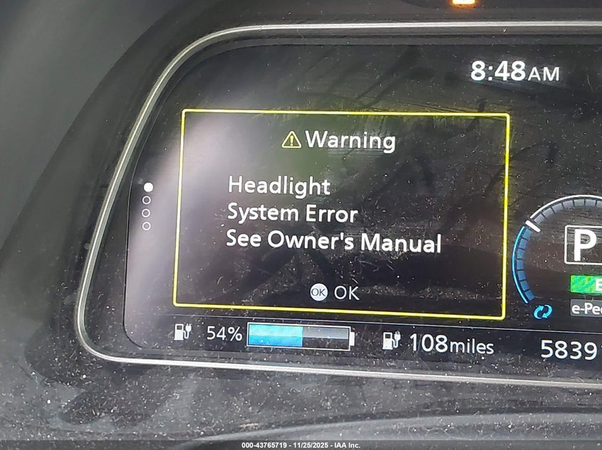 2020 Nissan Leaf Sl Plus 62 Kwh VIN: 1N4BZ1DP4LC309555 Lot: 43765719