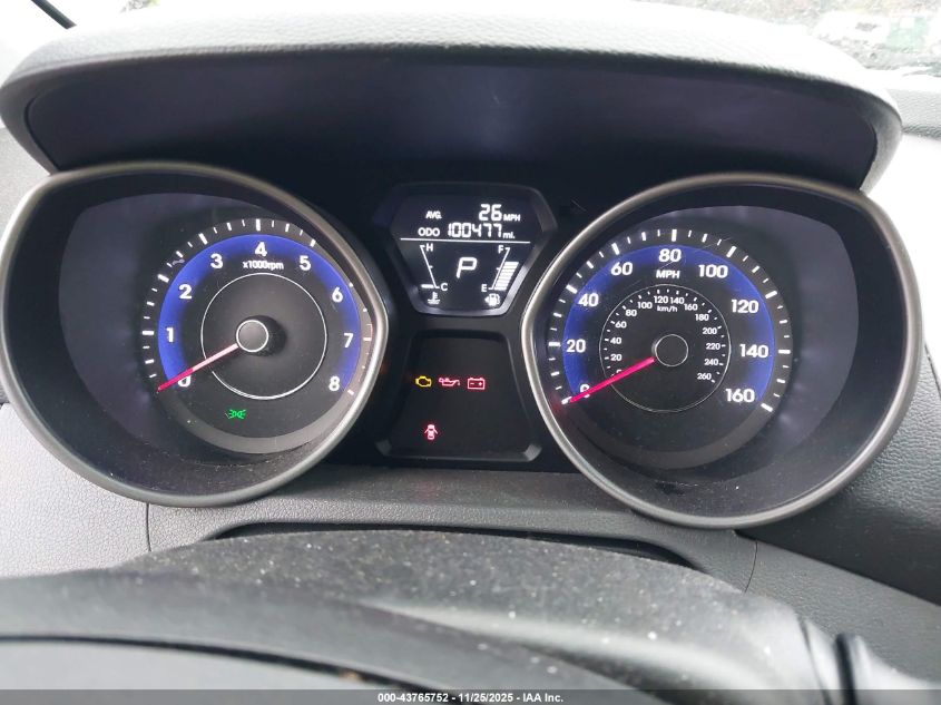 2013 Hyundai Elantra Gls VIN: 5NPDH4AE7DH431777 Lot: 43765752