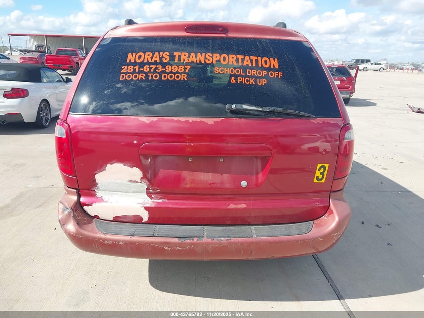 2003 Dodge Grand Caravan Ex VIN: 2D8GP74L73R119652 Lot: 43765782