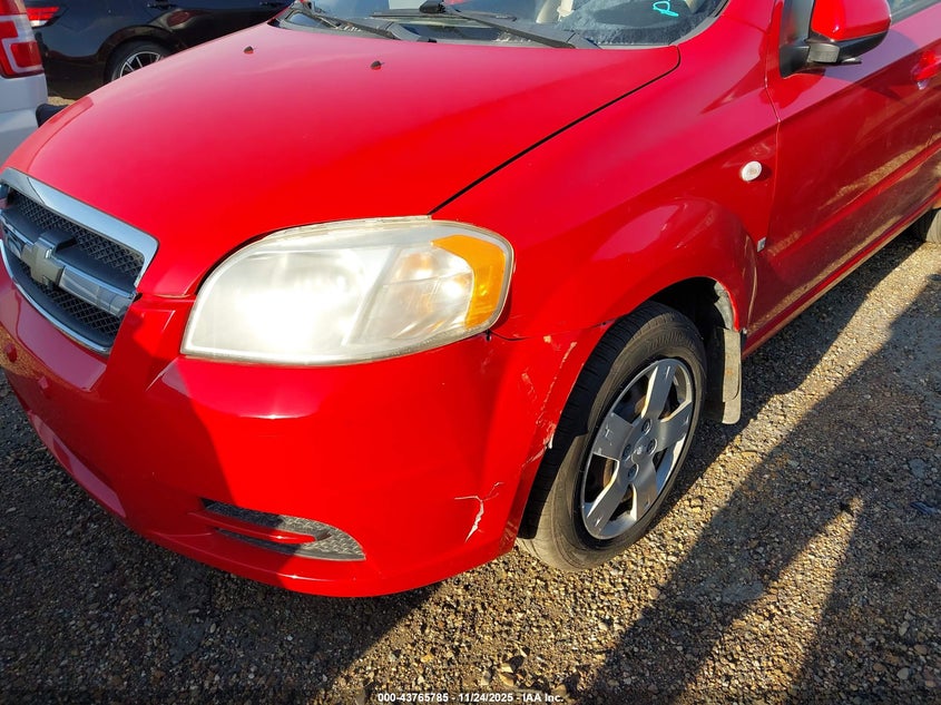 2007 Chevrolet Aveo Ls VIN: KL1TD56697B076896 Lot: 43765785