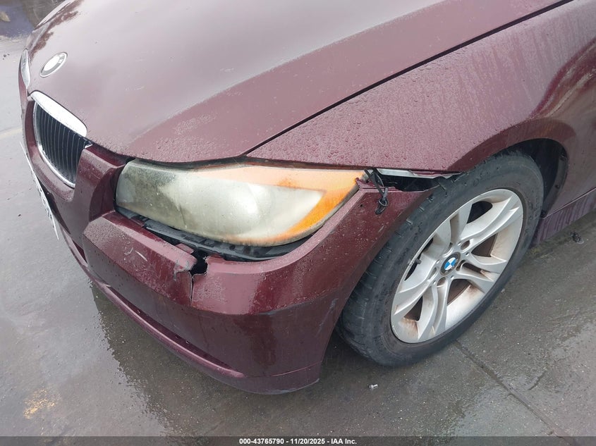 2008 BMW 328I VIN: WBAVC57558NK77265 Lot: 43765790