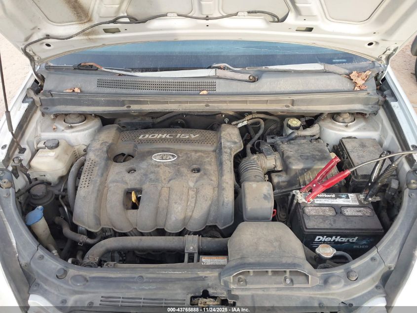 2008 Kia Rondo Lx VIN: KNAFG525X87172340 Lot: 43765888