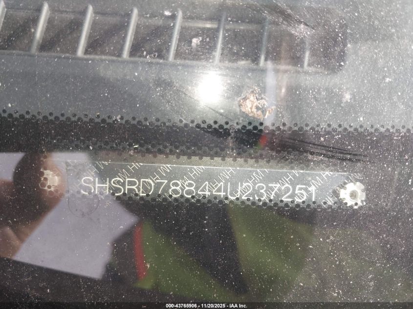 2004 Honda Cr-V Ex VIN: SHSRD78844U237251 Lot: 43765906