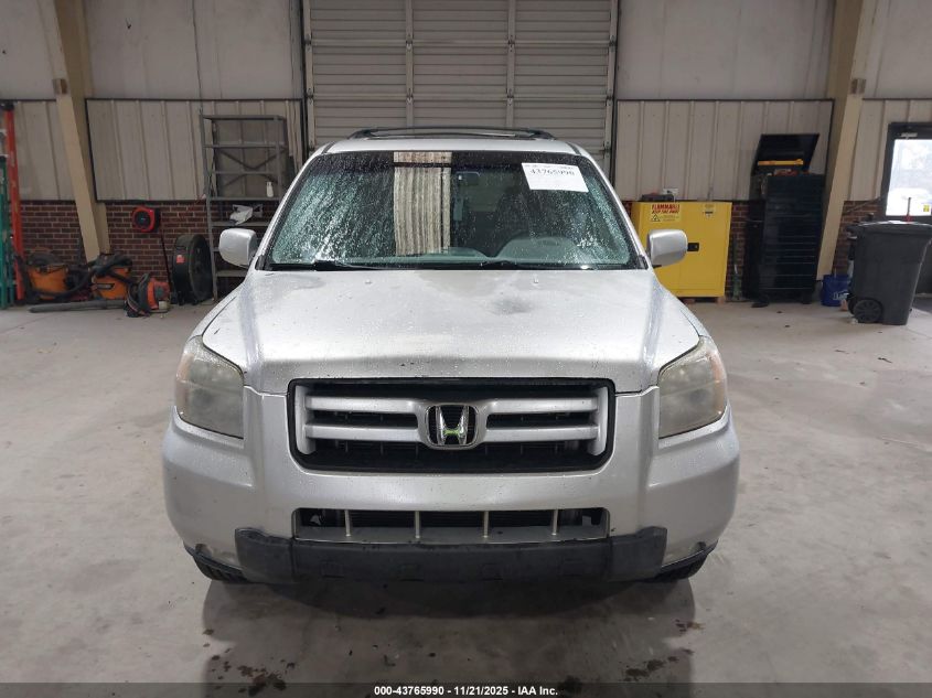 2008 Honda Pilot Ex-L VIN: 5FNYF18728B006856 Lot: 43765990