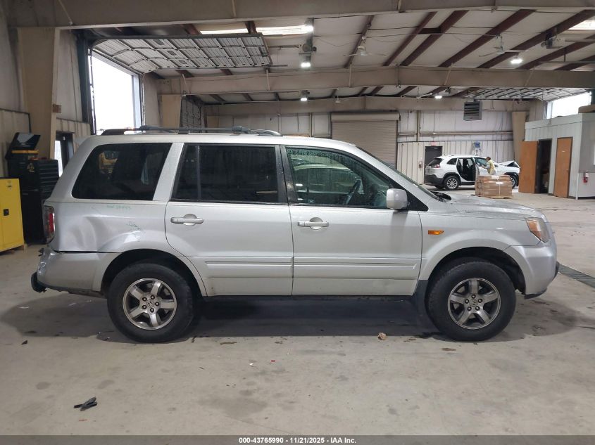 2008 Honda Pilot Ex-L VIN: 5FNYF18728B006856 Lot: 43765990