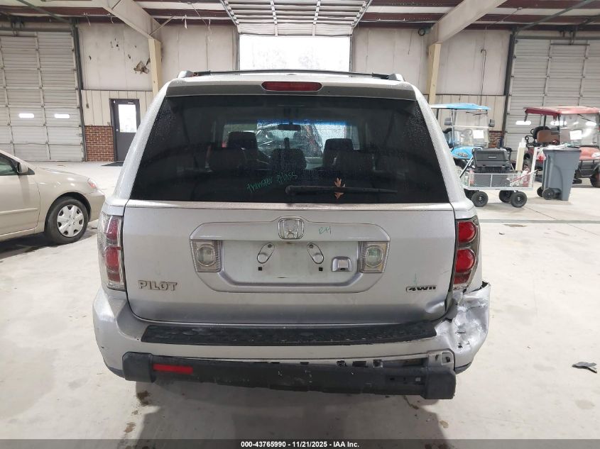 2008 Honda Pilot Ex-L VIN: 5FNYF18728B006856 Lot: 43765990