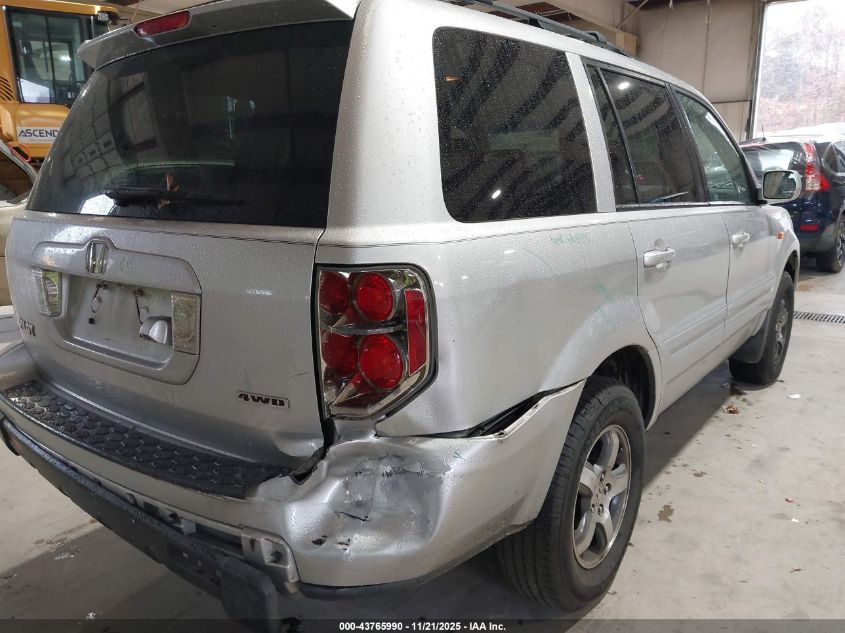 2008 Honda Pilot Ex-L VIN: 5FNYF18728B006856 Lot: 43765990