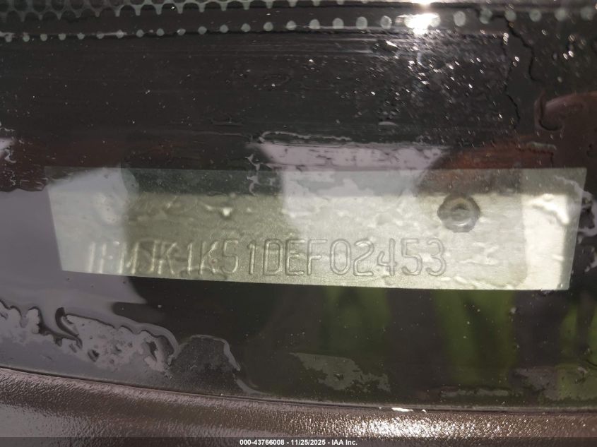 2013 Ford Expedition El Limited VIN: 1FMJK1K51DEF02453 Lot: 43766008